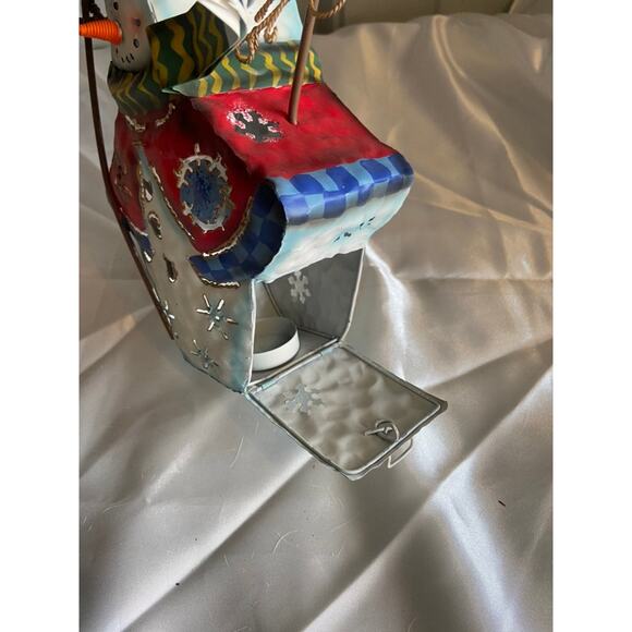 Snowman candle holder - Picture 5 of 6